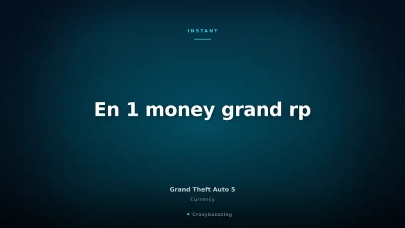 En 1 money grand rp