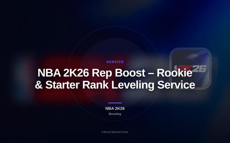 NBA 2K26 Rep Boost – Rookie & Starter Rank Leveling Service