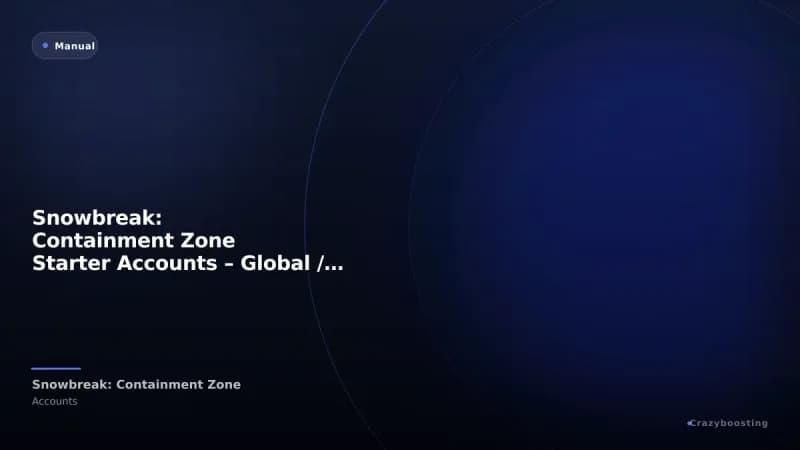 Snowbreak: Containment Zone Starter Accounts – Global / Asia / EU / NA