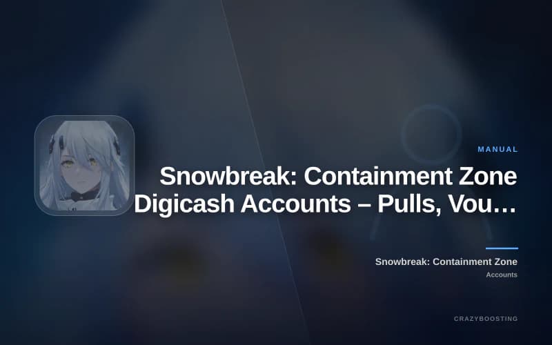 Snowbreak: Containment Zone Digicash Accounts – Pulls, Vouchers & Weapons