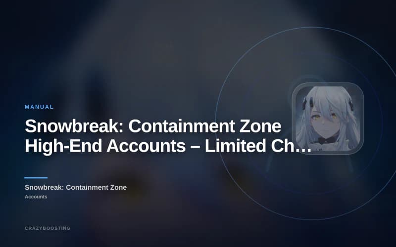 Snowbreak: Containment Zone High-End Accounts – Limited Characters, Skins & Weapons