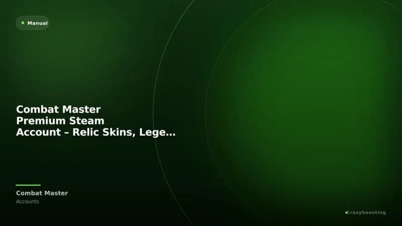 Combat Master Premium Steam Account – Relic Skins, Legendary Knife, 670 CP