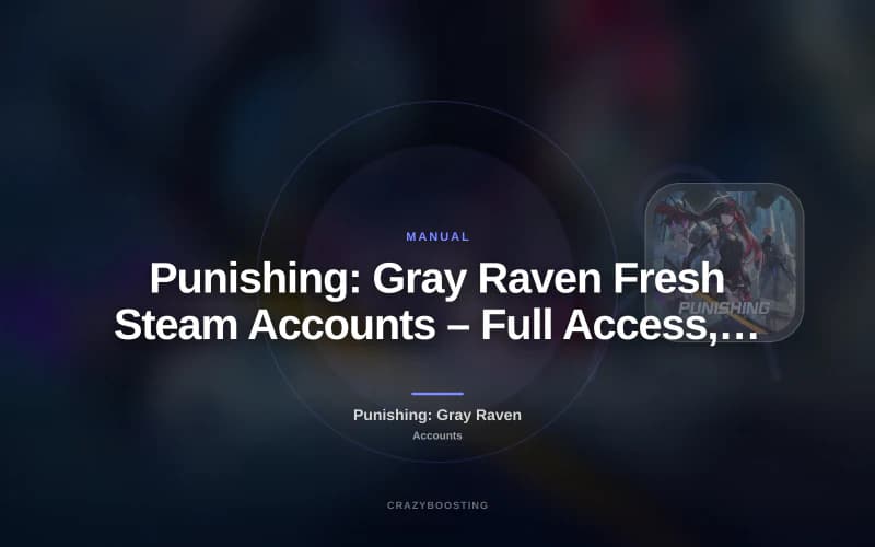 Punishing: Gray Raven Fresh Steam Accounts – Full Access, Original Email