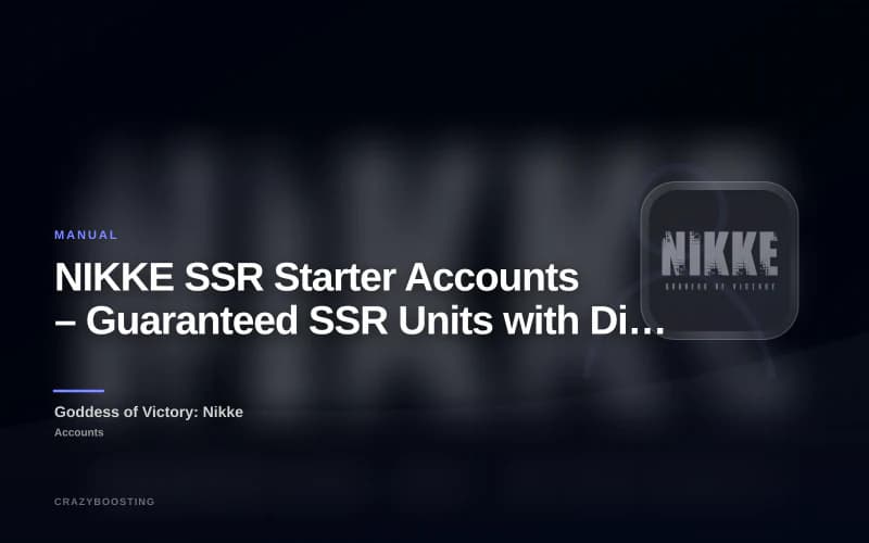 NIKKE SSR Starter Accounts – Guaranteed SSR Units with Diamonds & Summon Resources