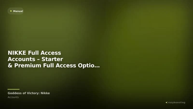 NIKKE Full Access Accounts – Starter & Premium Full Access Options