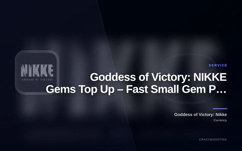 Goddess of Victory: NIKKE Gems Top Up – Fast Small Gem Packs