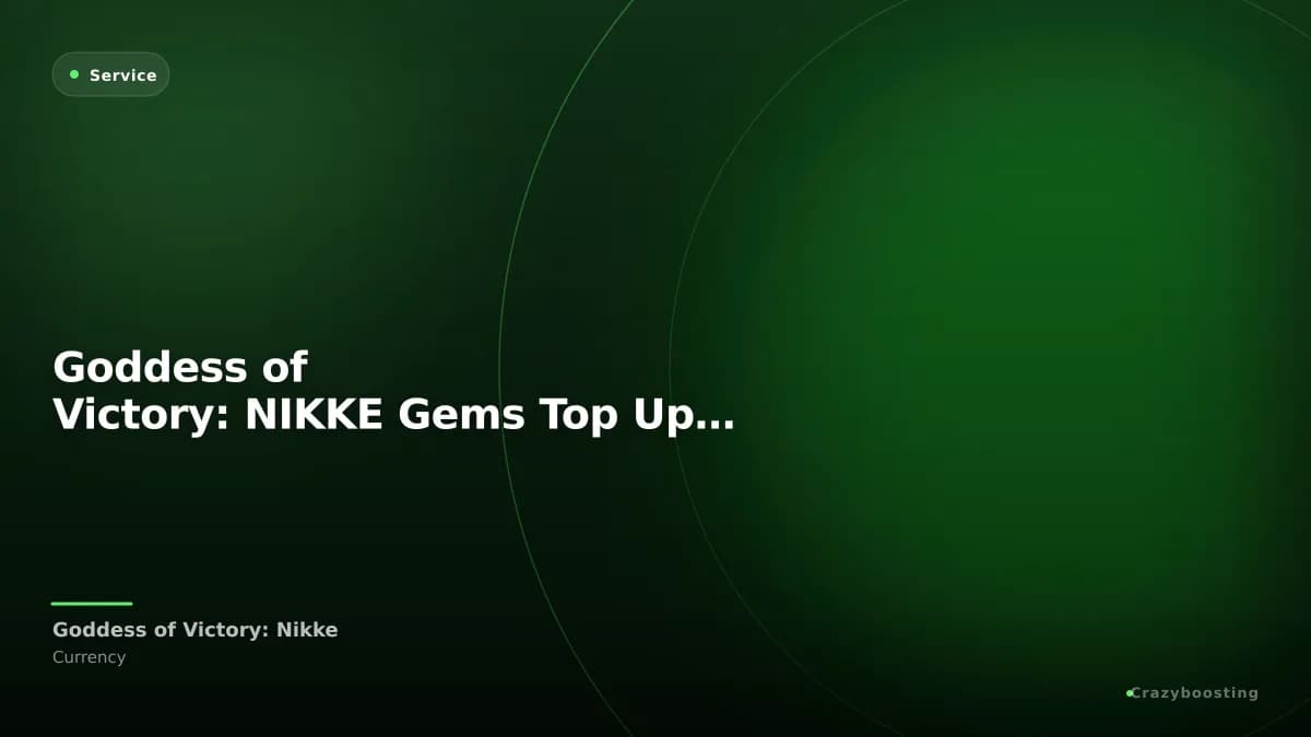 Goddess of Victory: NIKKE Gems Top Up – Fast Small Gem Packs