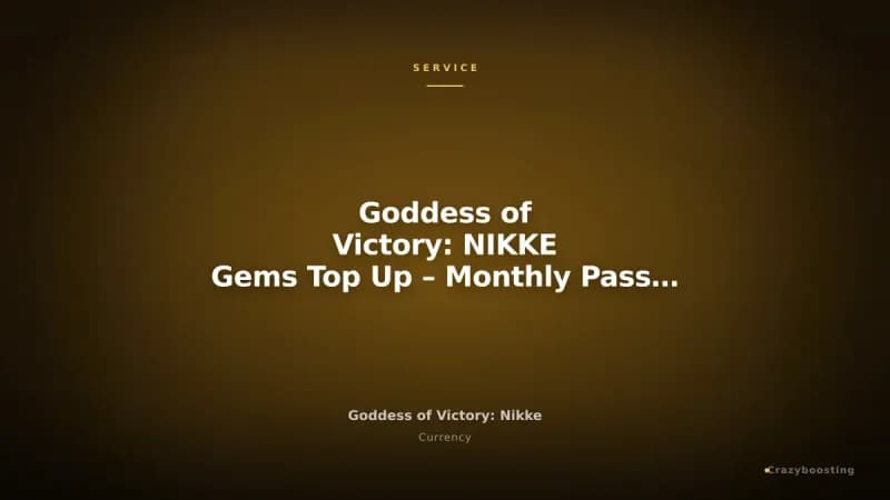 Goddess of Victory: NIKKE Gems Top Up – Monthly Pass & Medium Gem Packs