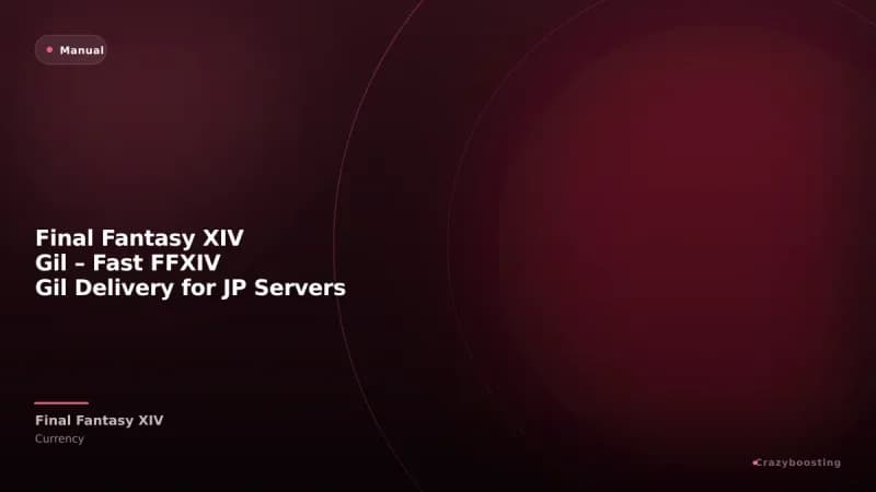 Final Fantasy XIV Gil – Fast FFXIV Gil Delivery for JP Servers
