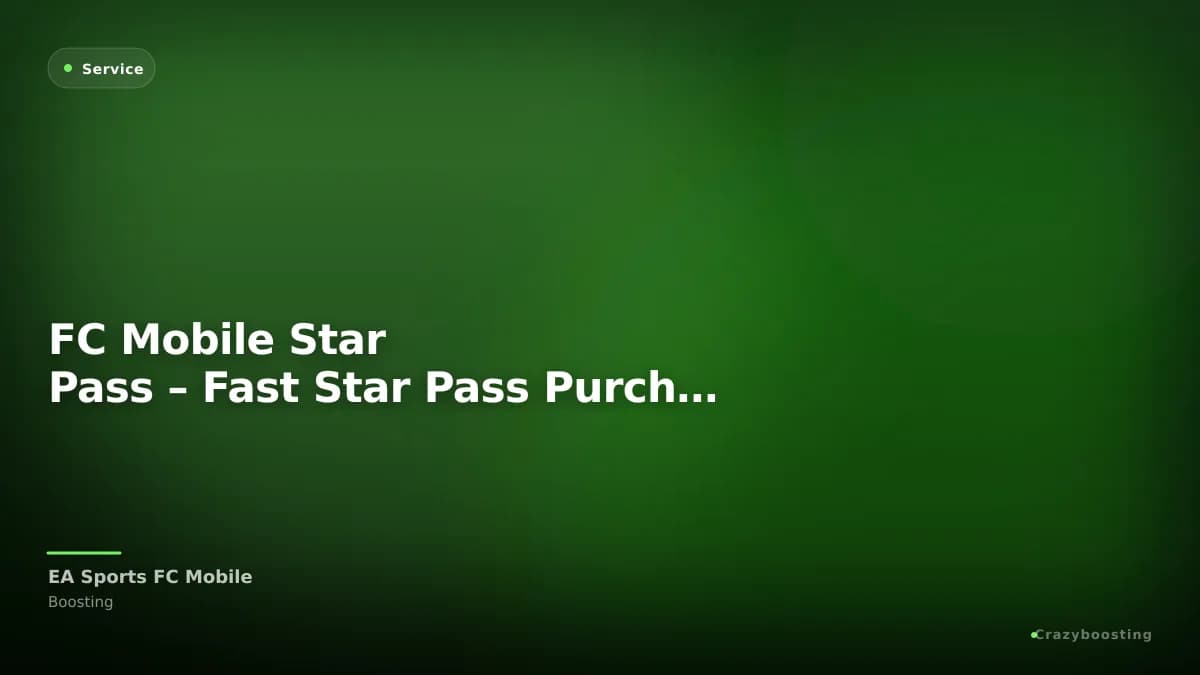 FC Mobile Star Pass – Fast Star Pass Purchase Service
