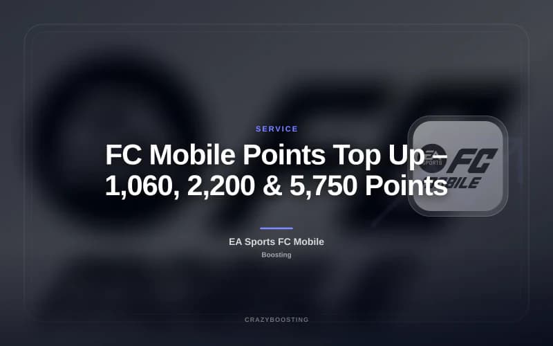 FC Mobile Points Top Up – 1,060, 2,200 & 5,750 Points