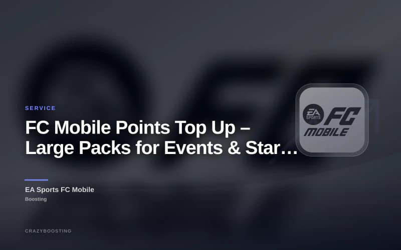 FC Mobile Points Top Up – Large Packs for Events & Star Pass