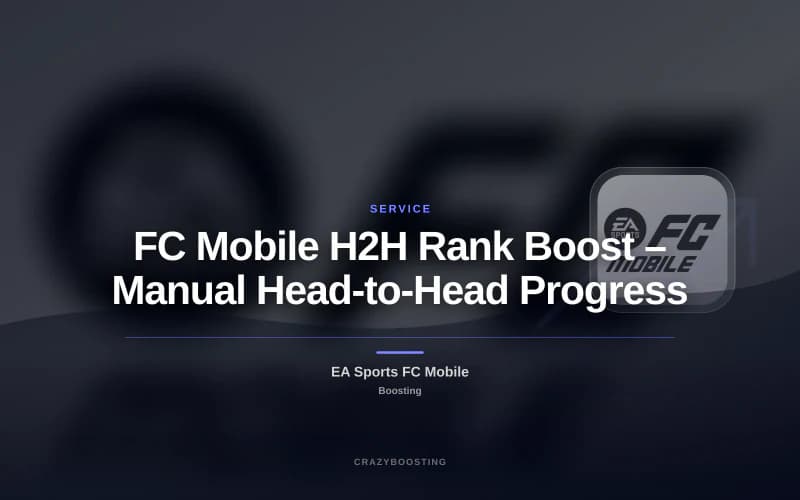 FC Mobile H2H Rank Boost – Manual Head-to-Head Progress
