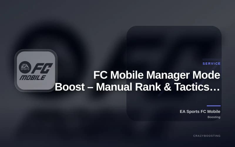 FC Mobile Manager Mode Boost – Manual Rank & Tactics Progress