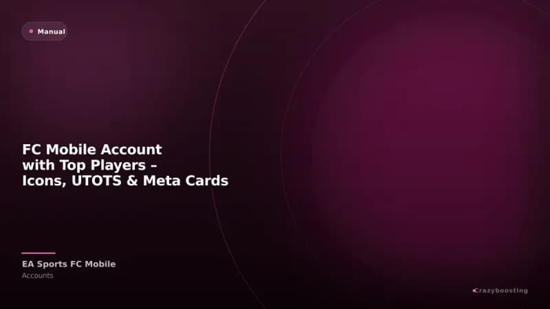 FC Mobile Account with Top Players – Icons, UTOTS & Meta Cards