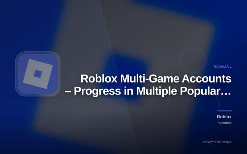 Roblox Multi-Game Accounts – Progress in Multiple Popular Games