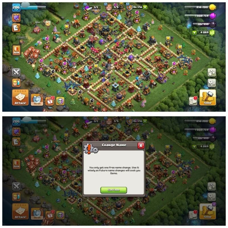 TH17 ALMOST MAX ID⚡️7 EPIC EQUIPMENT⚡️XP-206⚡️HERO 69-92-56-33-24-7⚡️FREE  NAME CHANGE⚡️ MAGIC ITEMS⚡️ 274 CWL MEDALS⚡️OP LAB⚡️INSTANT DELIVERY 🚚 image 1