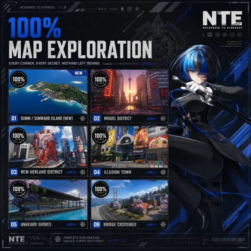 NTE Map Exploration Carry Service