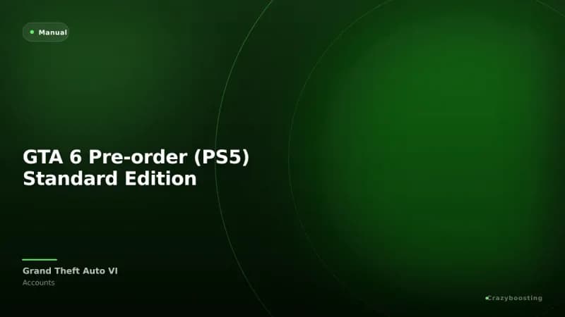 GTA 6 Pre-order (PS5) Standard Edition