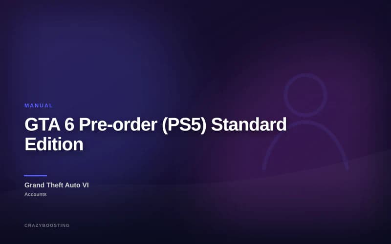 GTA 6 Pre-order (PS5) Standard Edition