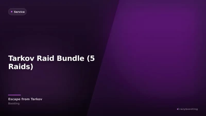 Tarkov Raid Bundle (5 Raids)