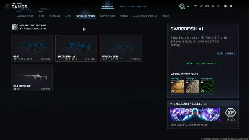 💥 BO7 💥 30x Singularity Camo💠 Prestige 1 ⭐ Level 55 🎖️ 450 Camos 🛠️ Handmade Legit ⚔️ All Guns Unlocked 👥 10 Ops 💻 Steam/Battle.net/PSN/Xbox image 5