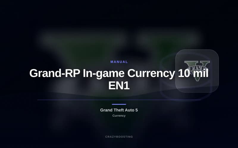 Grand-RP In-game Currency 10 mil EN1