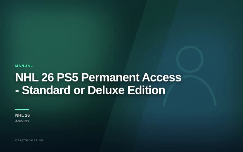 NHL 26 PS5 Permanent Access - Standard or Deluxe Edition