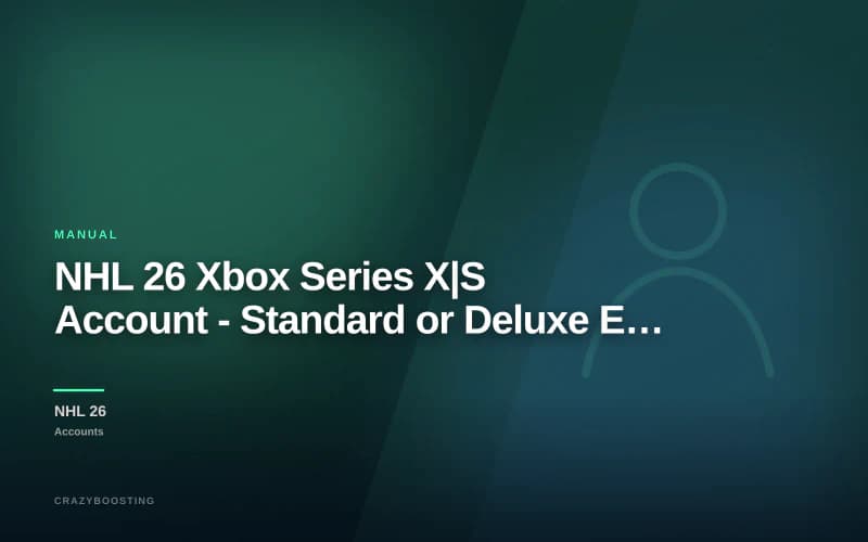 NHL 26 Xbox Series X|S Account - Standard or Deluxe Edition