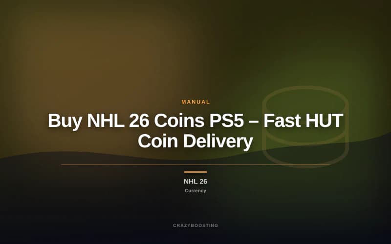 Buy NHL 26 Coins PS5 – Fast HUT Coin Delivery