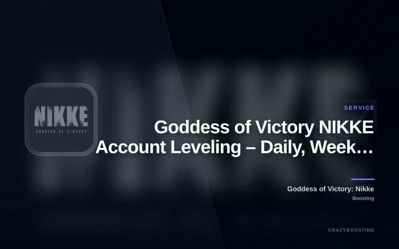 Goddess of Victory NIKKE Account Leveling – Daily, Weekly & Event Maintenance