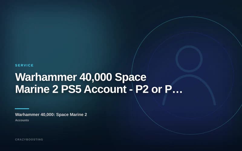 Warhammer 40,000 Space Marine 2 PS5 Account - P2 or P3 Permanent Access