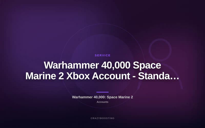 Warhammer 40,000 Space Marine 2 Xbox Account - Standard, Gold or Ultra Edition
