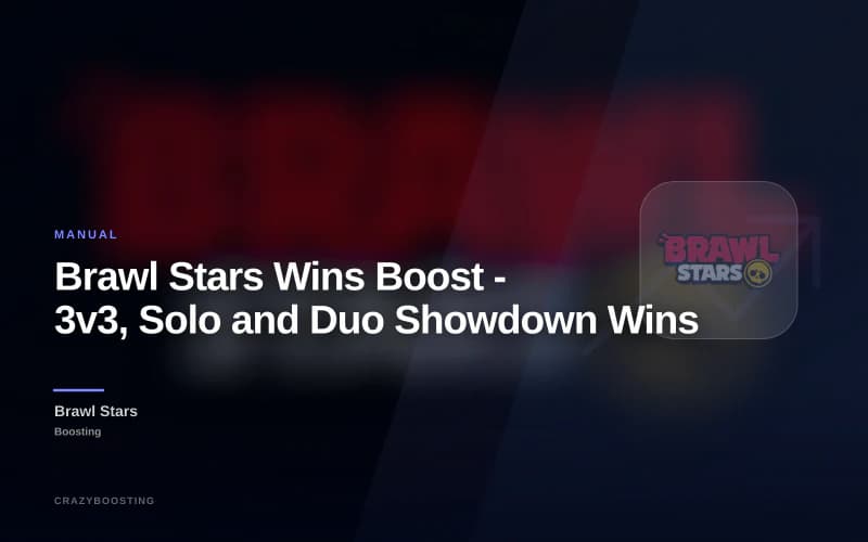 Brawl Stars Wins Boost - 3v3, Solo and Duo Showdown Wins