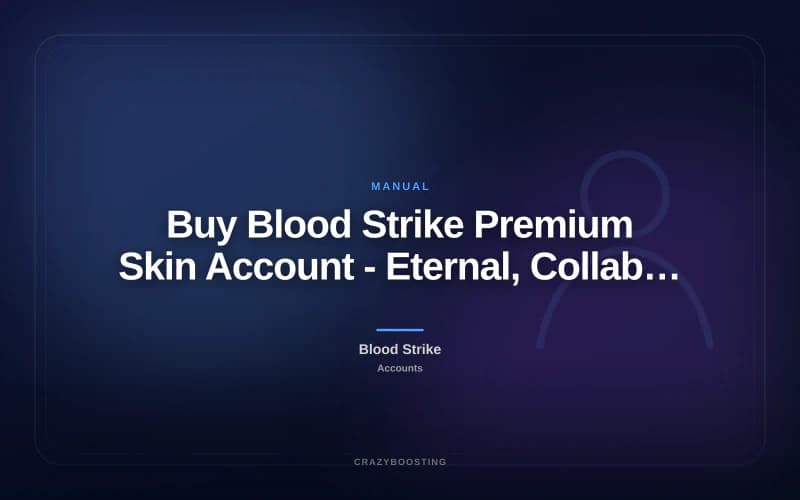 Buy Blood Strike Premium Skin Account - Eternal, Collab, Limited & EVO