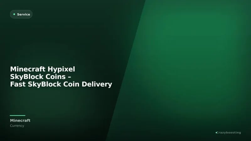 Minecraft Hypixel SkyBlock Coins – Fast SkyBlock Coin Delivery