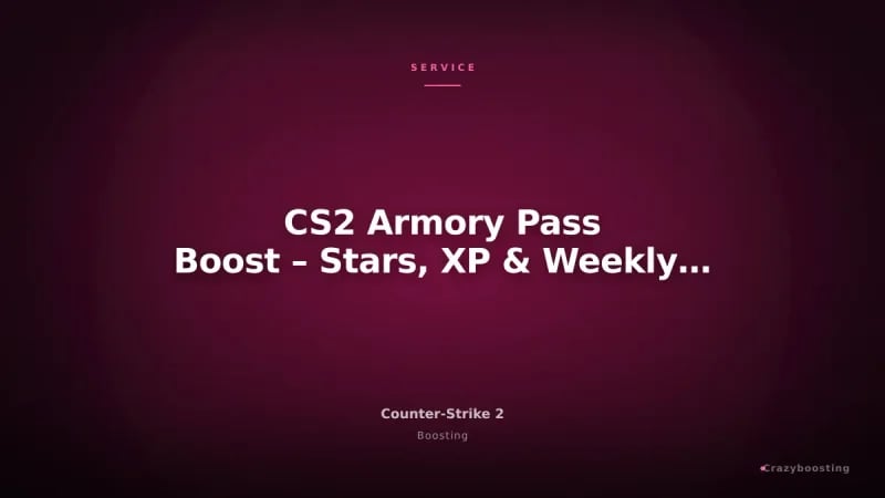 CS2 Armory Pass Boost – Stars, XP & Weekly Progress