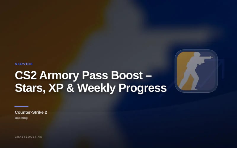 CS2 Armory Pass Boost – Stars, XP & Weekly Progress
