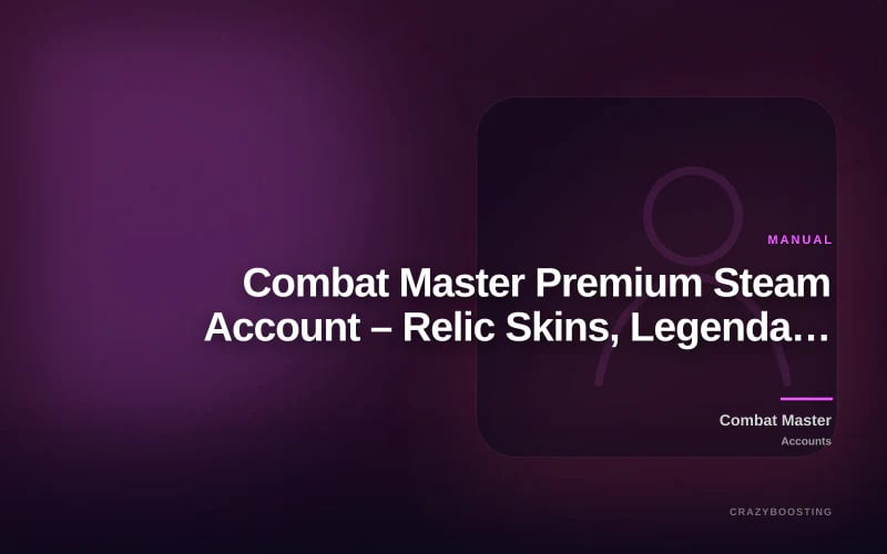 Combat Master Premium Steam Account – Relic Skins, Legendary Knife, 670 CP