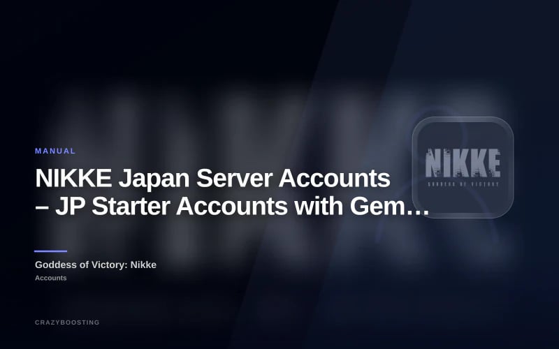 NIKKE Japan Server Accounts – JP Starter Accounts with Gems, Tickets & SSR Units