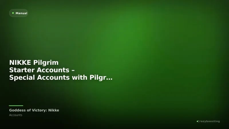 NIKKE Pilgrim Starter Accounts – Special Accounts with Pilgrim SSR Units
