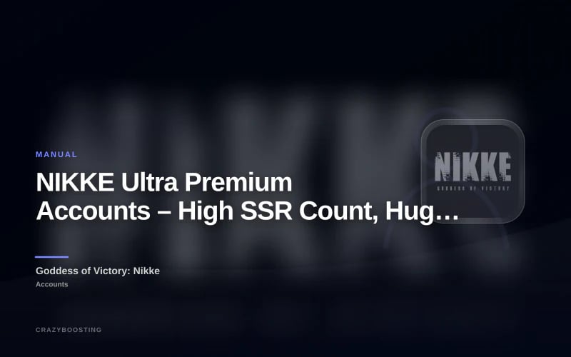 NIKKE Ultra Premium Accounts – High SSR Count, Huge Diamonds & 1000+ Draw Options