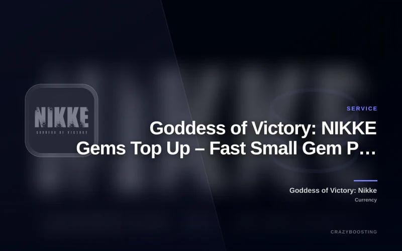 Goddess of Victory: NIKKE Gems Top Up – Fast Small Gem Packs