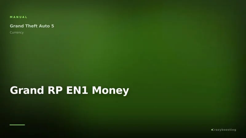 Grand Role Play EN1 Money