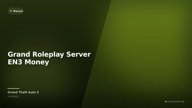 Grand Roleplay Server EN3 Money