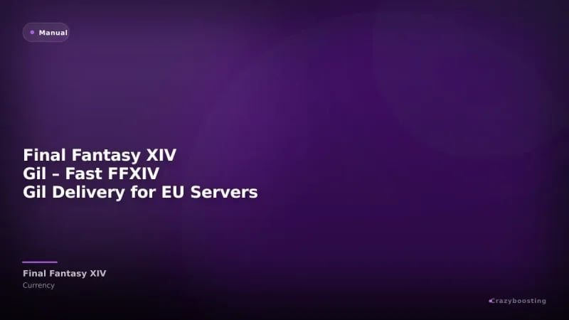 Final Fantasy XIV Gil – Fast FFXIV Gil Delivery for EU Servers