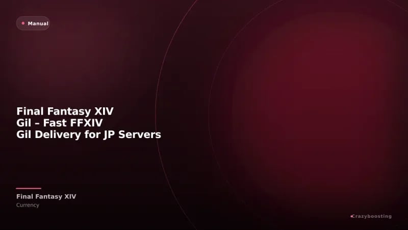 Final Fantasy XIV Gil – Fast FFXIV Gil Delivery for JP Servers