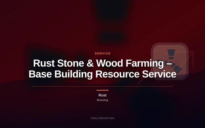 Rust Stone & Wood Farming – Base Building Resource Service