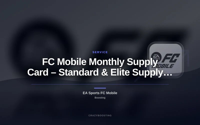 FC Mobile Monthly Supply Card – Standard & Elite Supply Service