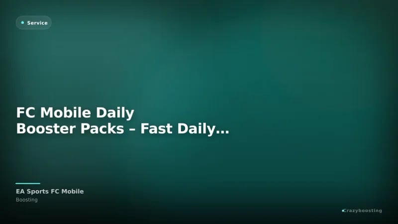 FC Mobile Daily Booster Packs – Fast Daily Offer Purchase